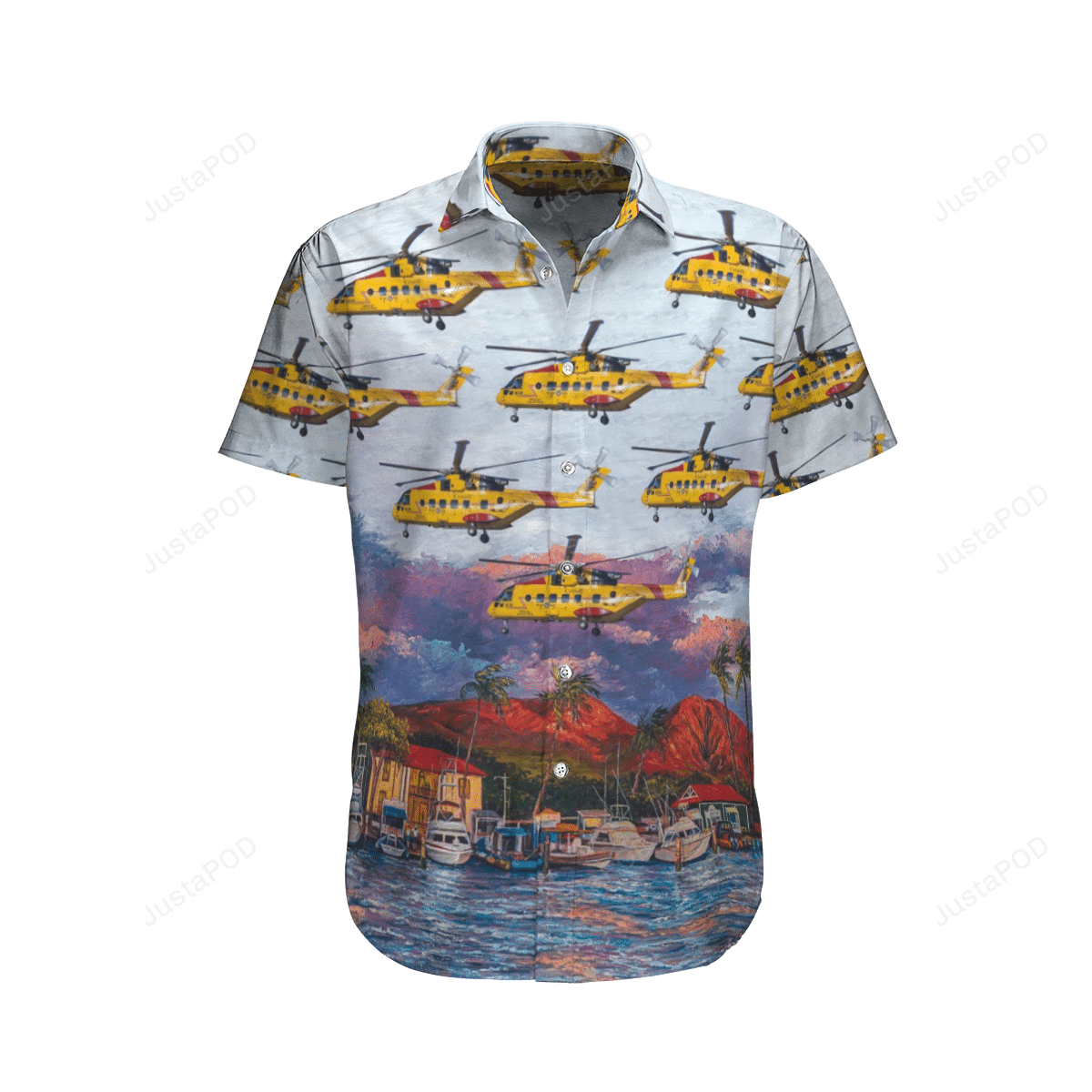 Canadian Air Force Rcaf Ehi Cormorant Sar Hawaii Shirt Ha96250