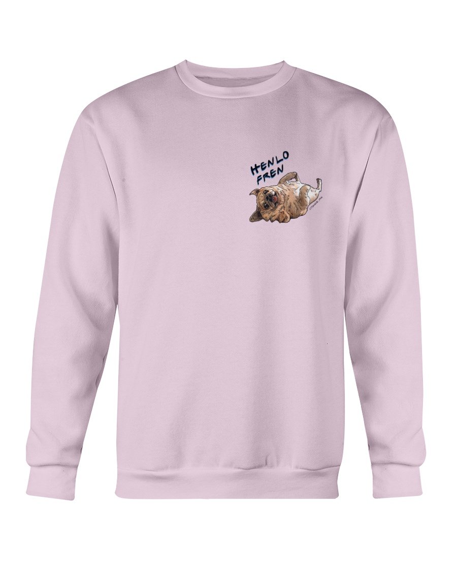 Bamei Tongue Pug Crewneck Sweatshirt