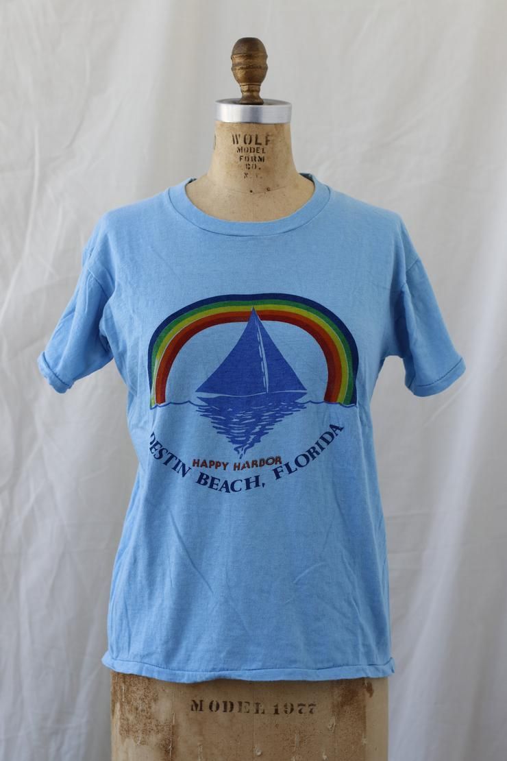 70S Florida Beach Graphic Vintage Florida Vintage Rainbow Graphic Beach Graphic Vacation Destination Shirt