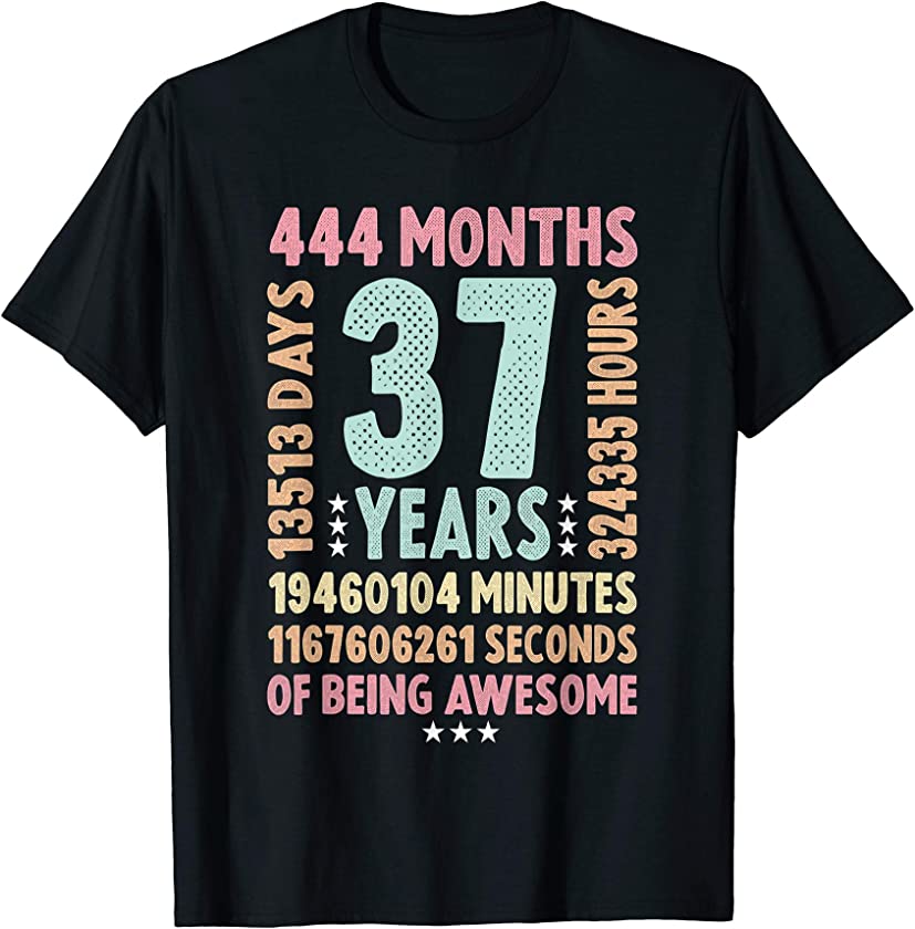 37th Birthday 37 Years Old Vintage Retro – 37 yr old T-Shirt