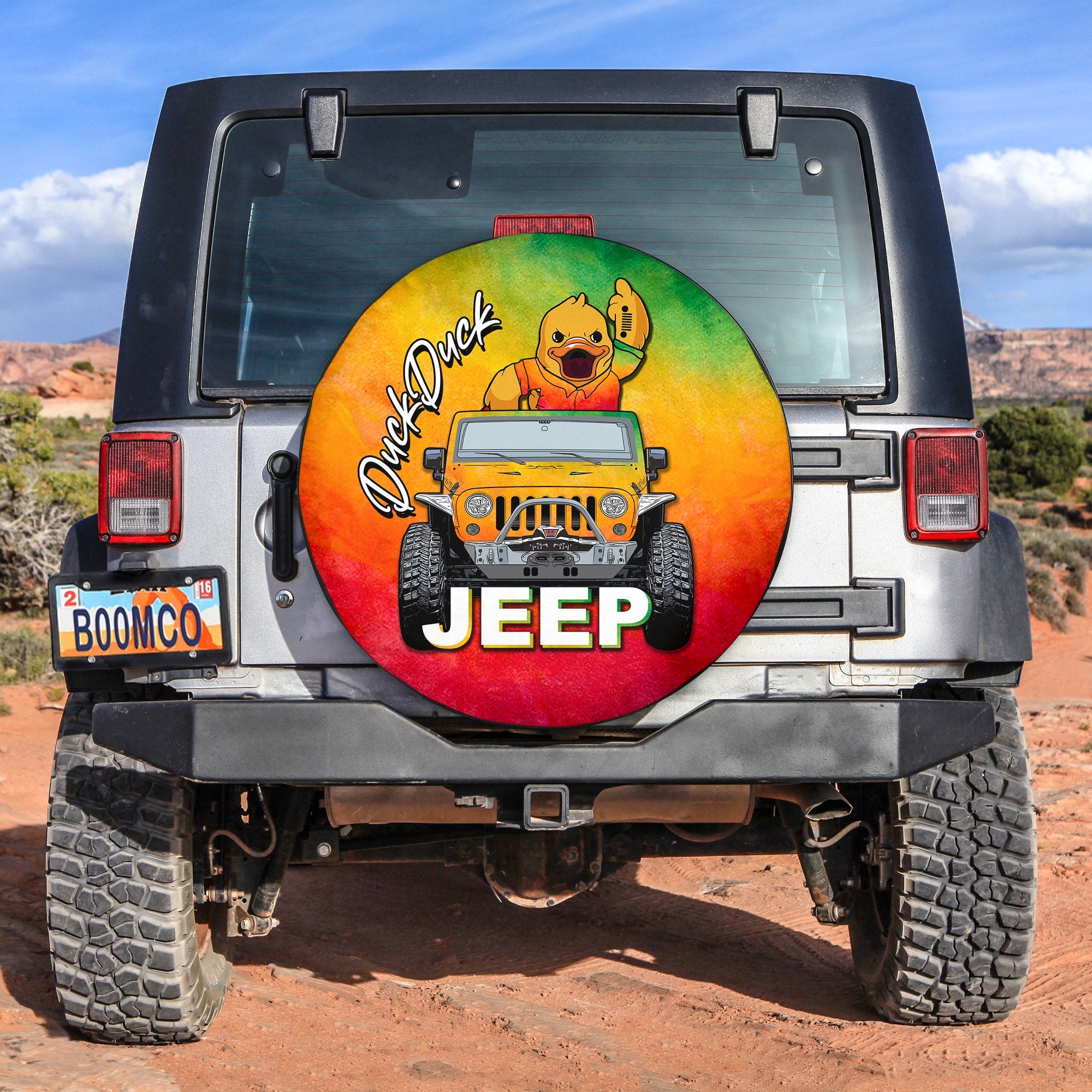 Duckduck Jeep Spare Tire Cover Colorful Style No.7 Lt6