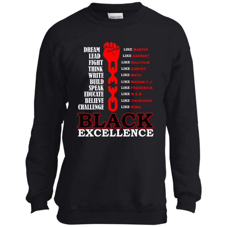 Black Excellence Black AF Youth Tshirt/LS/Sweatshirt/Hoodie