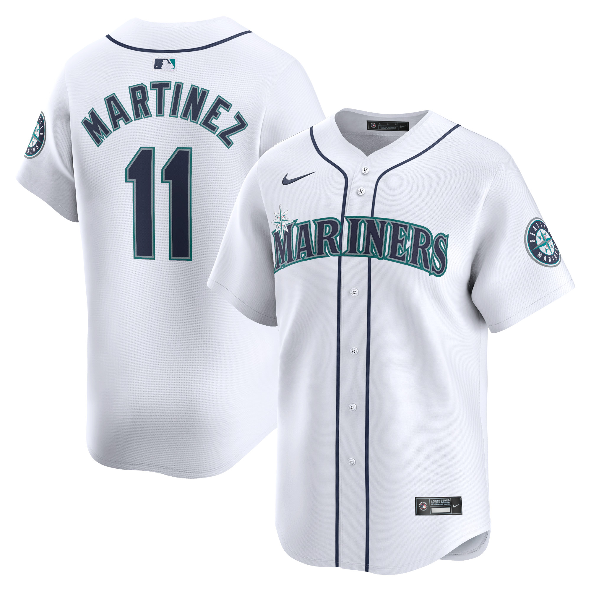 Edgar Martinez Seattle Mariners Home Limited Player Jersey – White