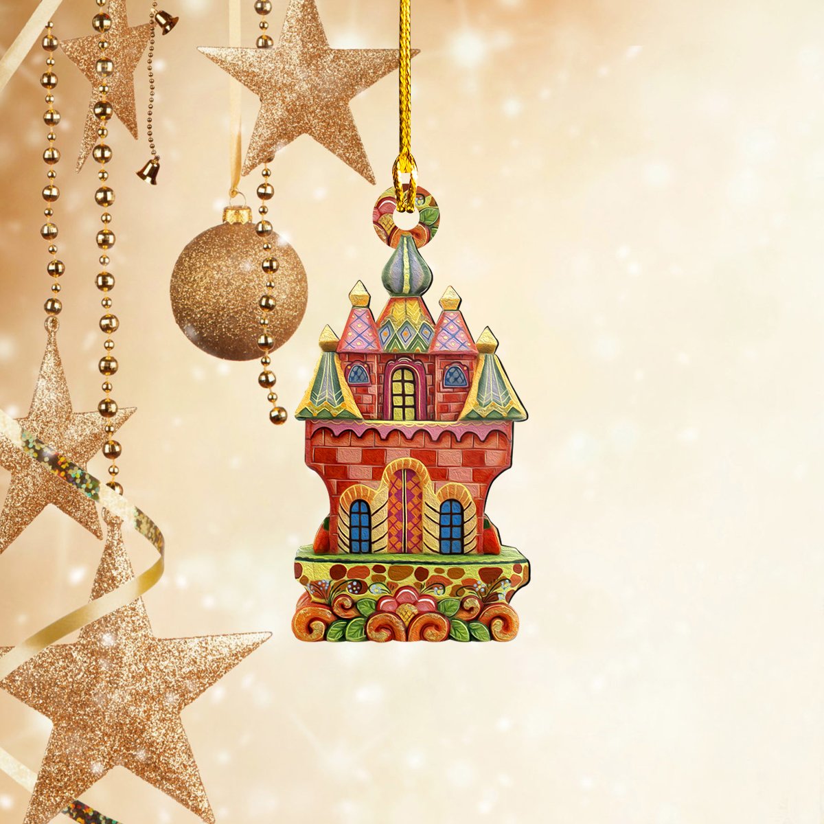 Candy Castle Car Ornament