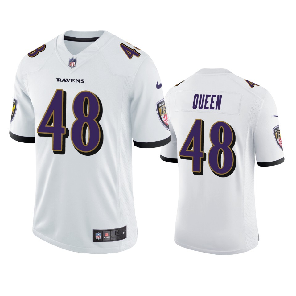 Baltimore Ravens Patrick Queen White 2020 NFL Draft Vapor Limited Jersey