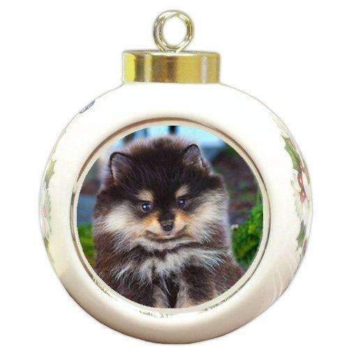 Pomeranian Puppy Ornament