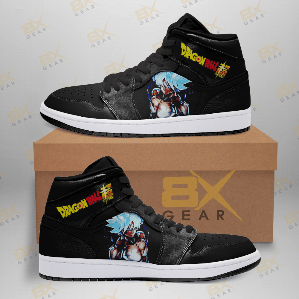 Goku Blue Hair Anime Sneakers Air Jordan Shoes Sport Sneakers