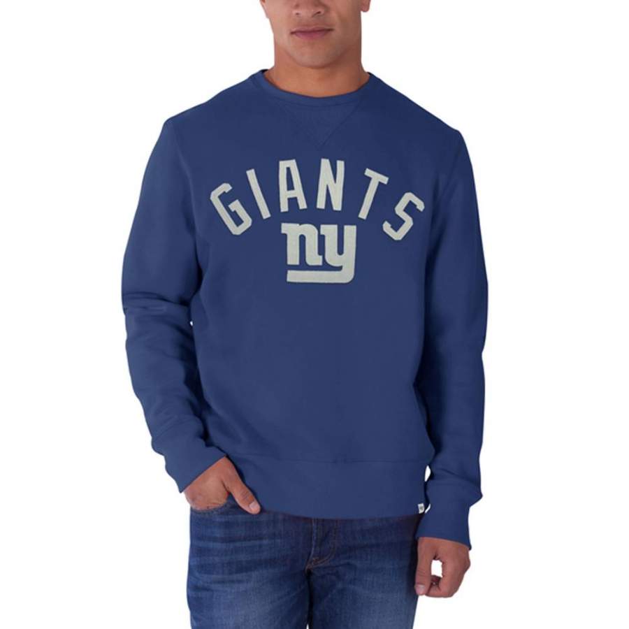 New York Giants – Logo Cross Check Premium Crew Neck Sweatshirt