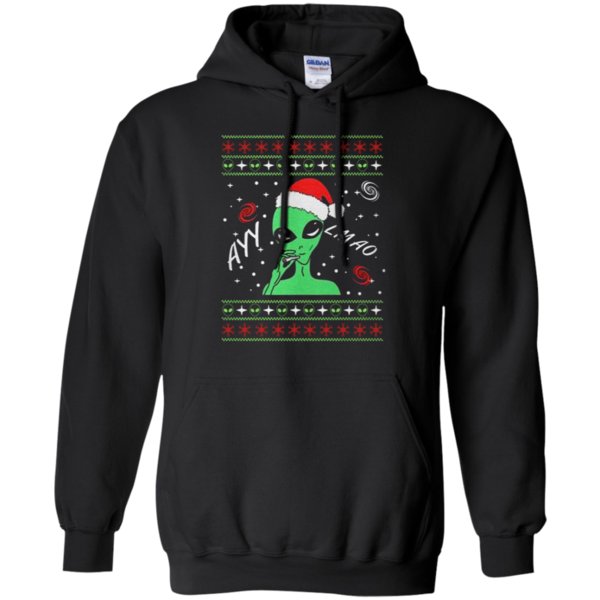 Christmas Ayy Lmao Alien Hoodie
