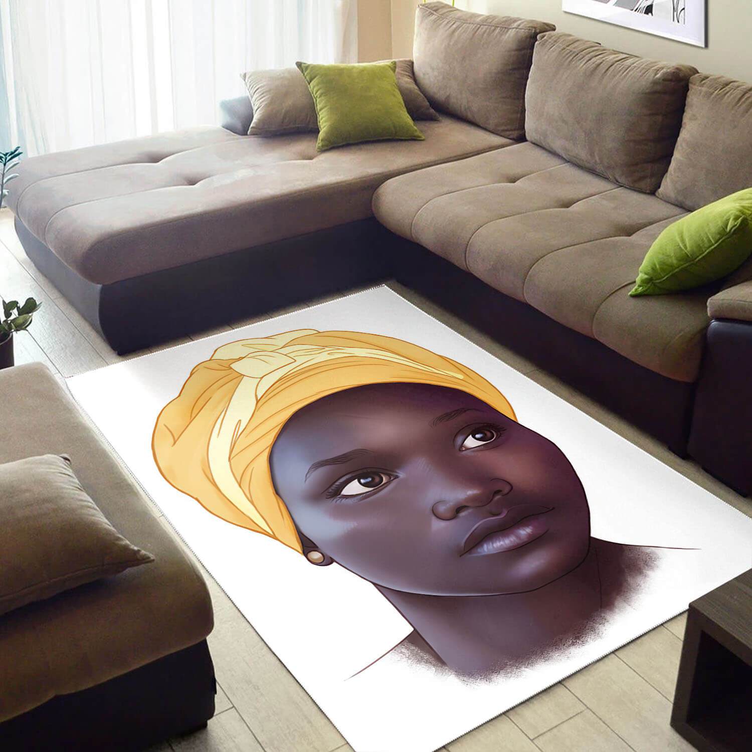 African American Area Rugs Beautiful Afro American Girl African Print Carpet Afrocentric Decor Ideas BPS31778