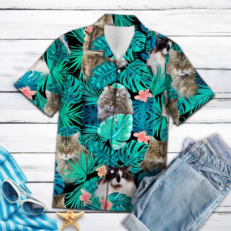 Ragamuffin Green Tropical Hawaiian Shirt Ha25535