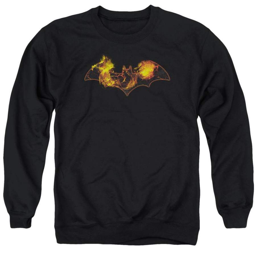 Batman – Molten Logo Adult Crewneck Sweatshirt