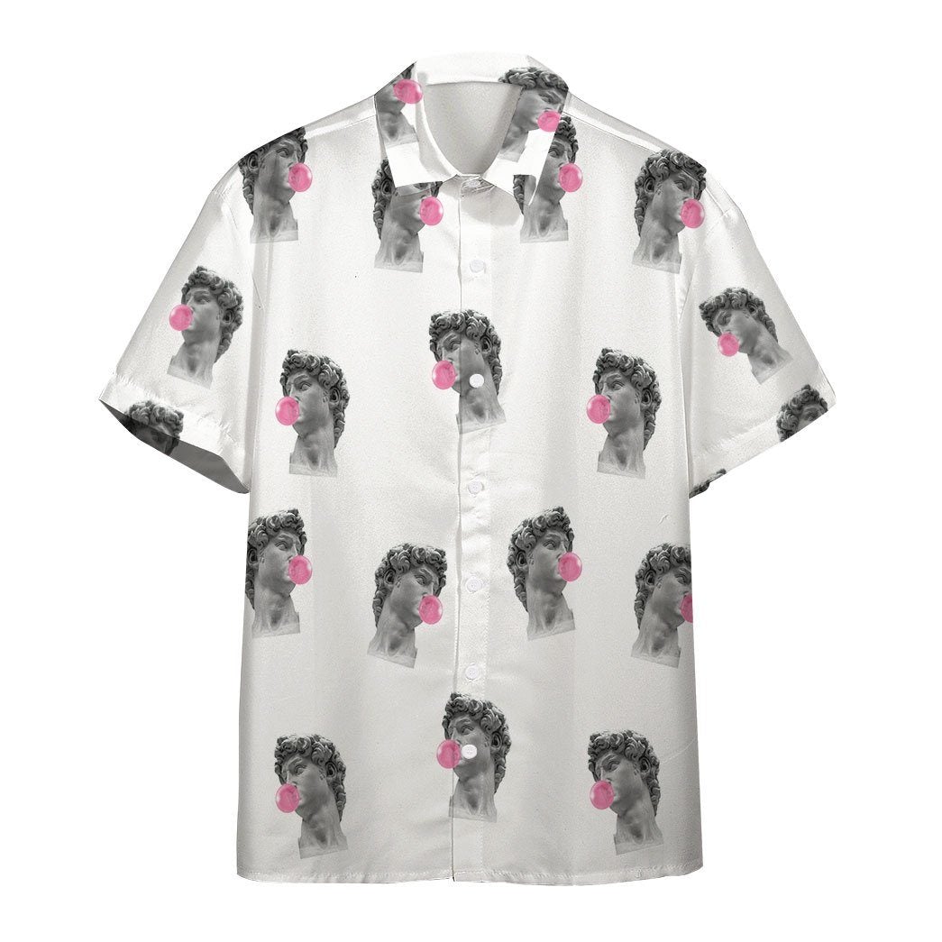 David Michelangelo Bubble Gum Aloha Hawaii Shirts For Men Women Ha48002