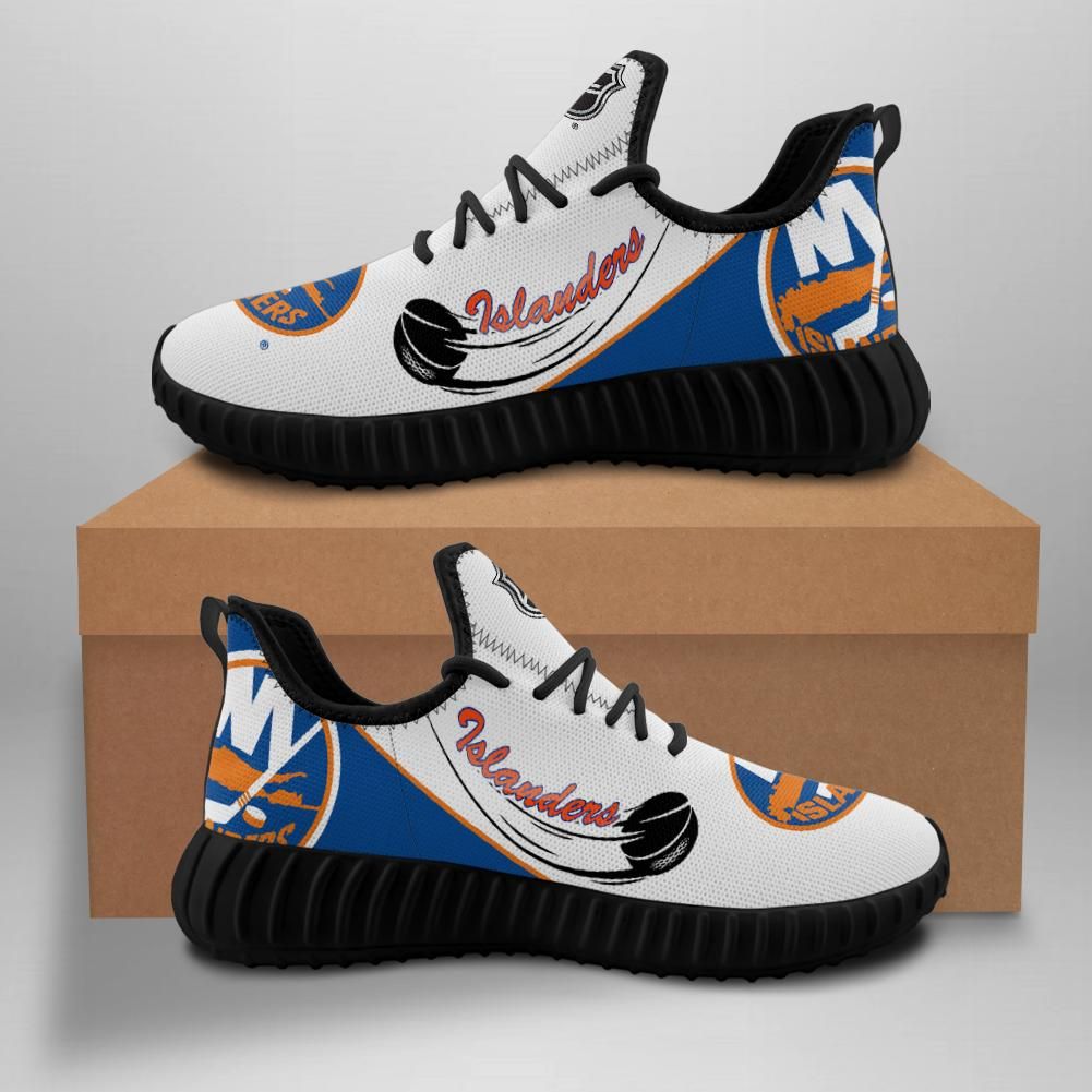 New York Islanders Unisex Sneakers New Sneakers Hockey Custom Shoes New York Islanders Yeezy Boost