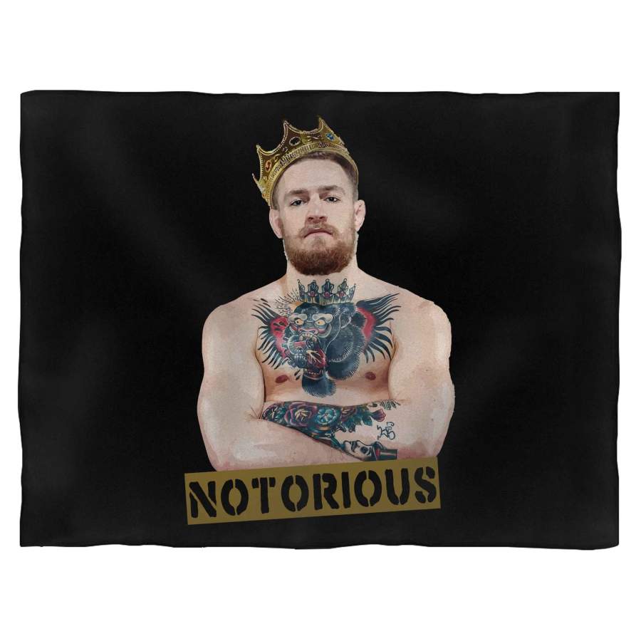 Conor Mcgregor Crowned Notorious Blanket