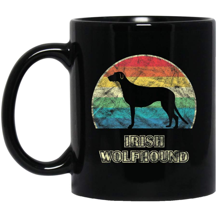 Irish Wolfhound Vintage Style Dog Mug