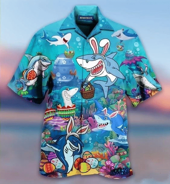 Enjoy Easter With Sharks Hawaii Shirt Unisex Adult Ha92525