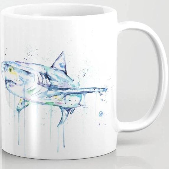 Coffee Mug | Shark – Toothy By Whitehouse Art