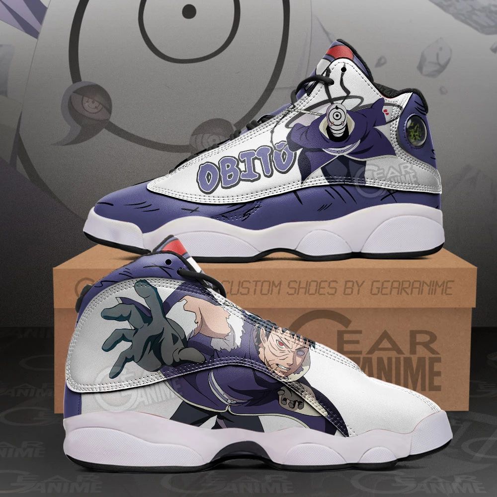 Uchiha Obito Jd13 Sneakers Naruto Custom Anime Shoes Unisex Men Women