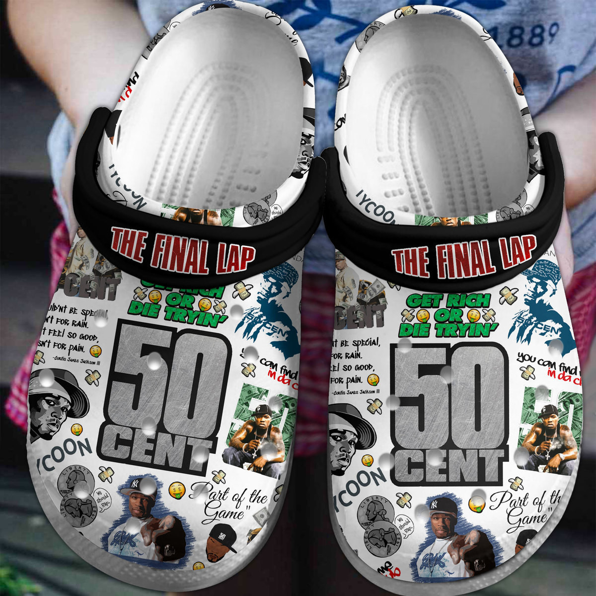 50 Cent Crocss Clogs For Men Women And Kid Uakl4F64