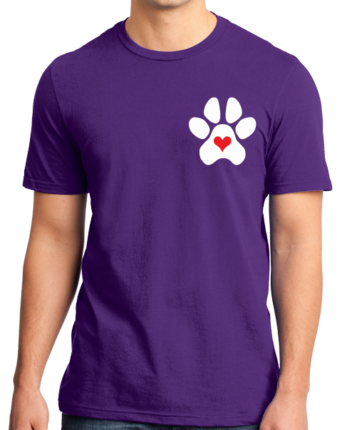 Puppy Love Paw Heart – Dog Puppy Love Lovers Cute Gift Perfect T-Shirt