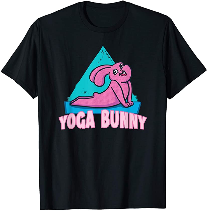 Yoga Bunny Shirt Happy Easter 2021 Shirt Easter Bunny 2021 T-Shirt