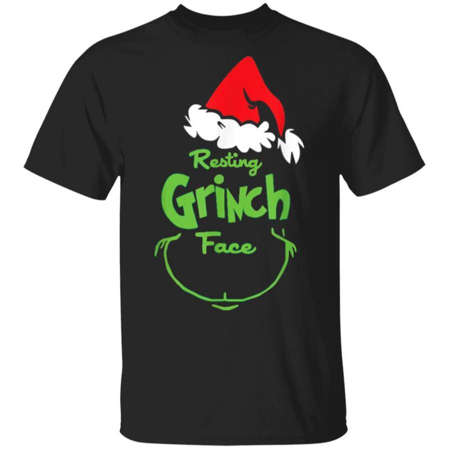 Resting G.rinch Face Raglan Baseball Christmas Gifts T-Shirt