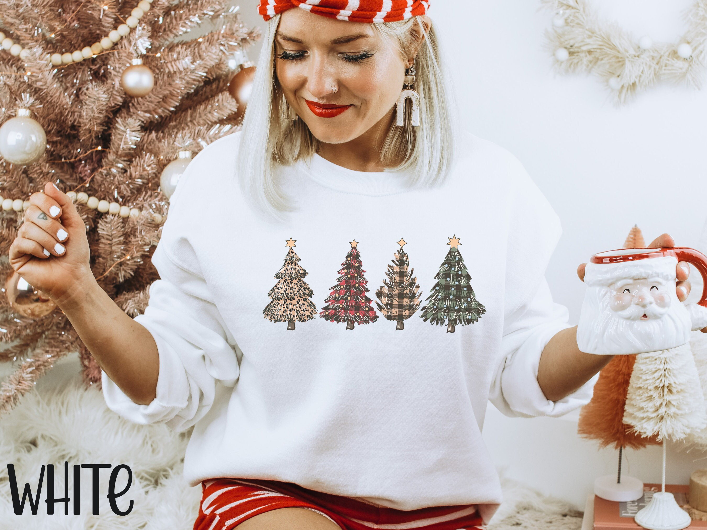 Christmas Tree Sweatshirt, Christmas Sweatshirt, Christmas Shirts for Women, Christmas Crewneck Sweater, Christmas Sweater, Winter Crewneck