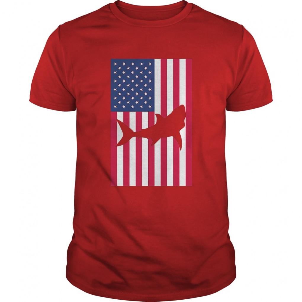 Usa American Flag Shark Silhouette Shirt  Tshirt Guys Tee 949659877