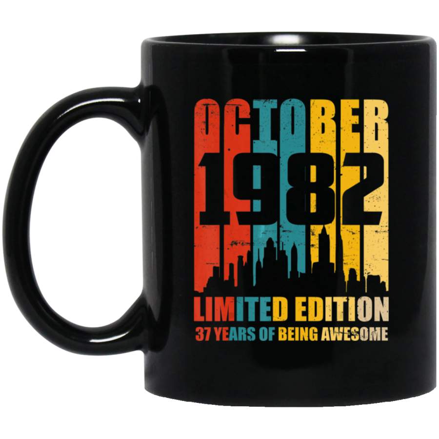 Awesome Since October 1982 Vintage 37th Birthday s Coffee Mug