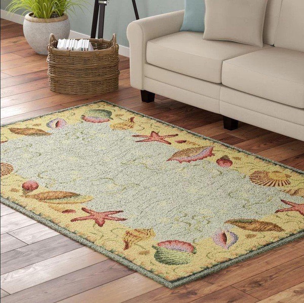 Sea Animals Area Rectangle Rug