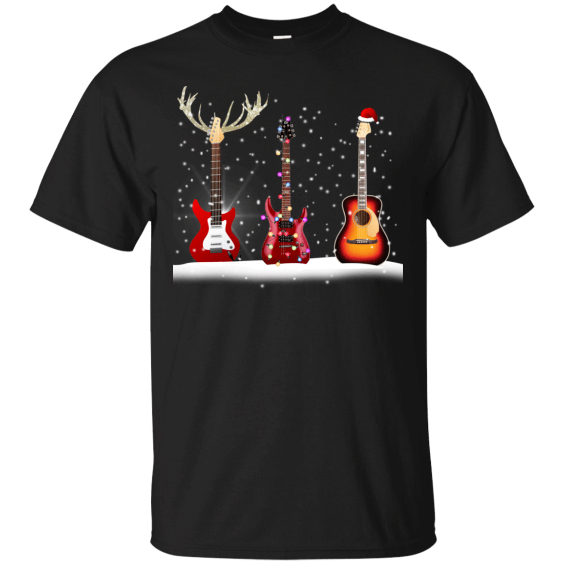 Buy Musical instrument Guitar Ugly Christmas Shirt