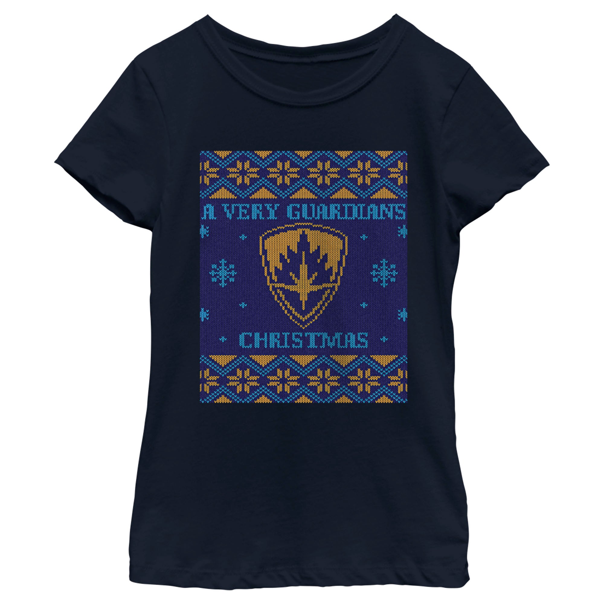 Girl’S Guardians Of The Galaxy Holiday Special Ugly Christmas Sweater T-Shirt