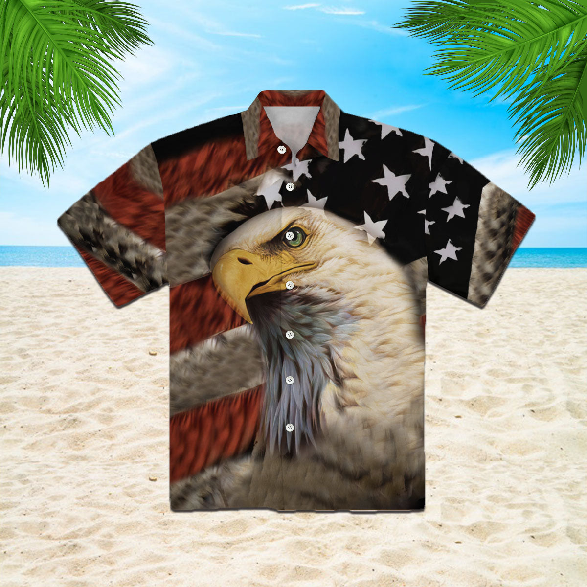 Eagle Patriot American Flag Hawaii Shirt For Men And Women Ha49906