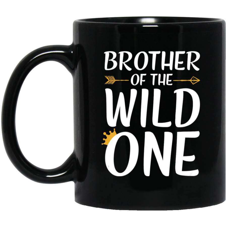 Brother Of The Wild One Funny Birthday Retro Vintage Gifts Coffee Mug