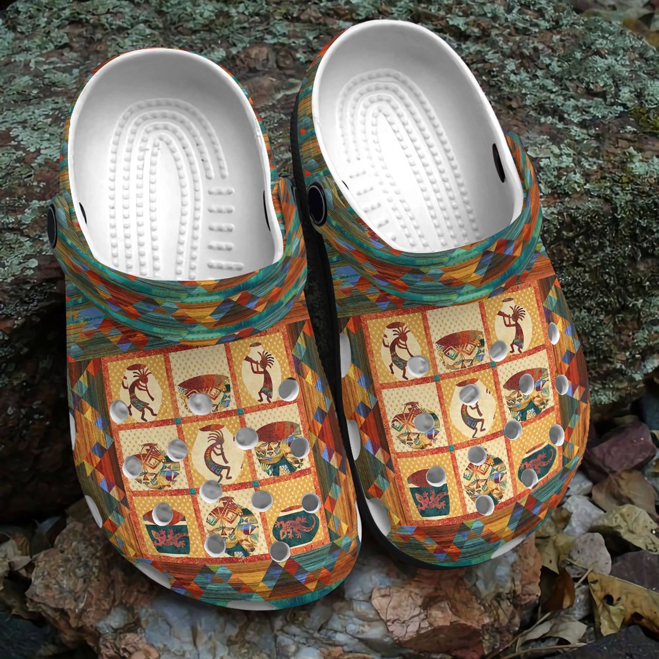 Native American Personalized Clog, Custom Name, Text, Color, Number Fashion Style For Women, Men, Kid, Print 3D Happy Life