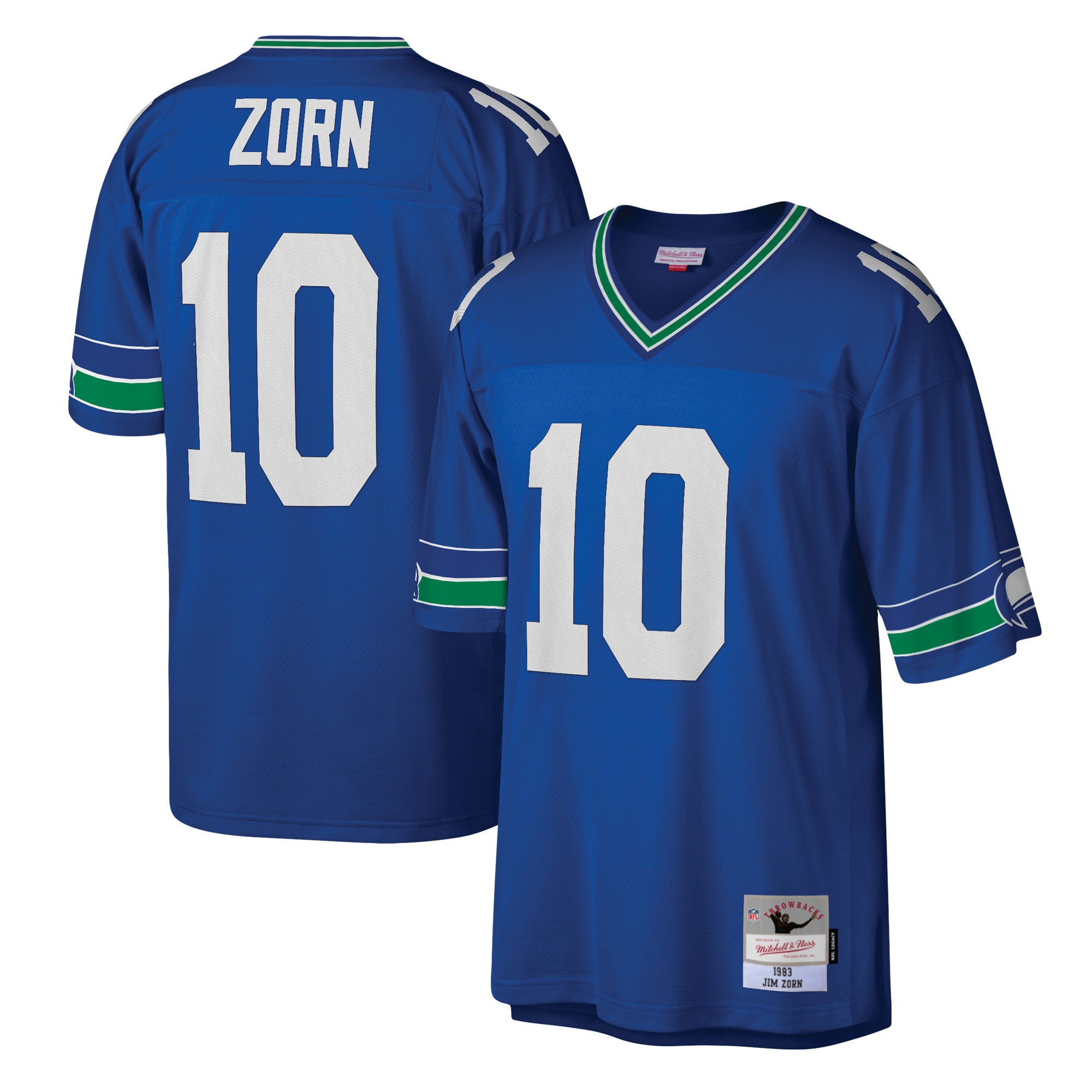 Jim Zorn Seattle Seahawks Mitchell & Ness Legacy Replica Jersey – Royal