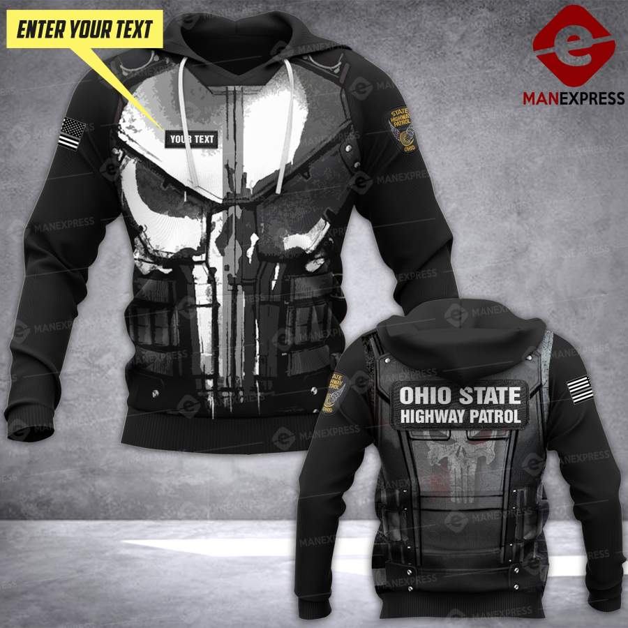 Mtp Ohio State Highway Patrol Customized All-over Pullover Hoodie Print Unisex 3D Nv18