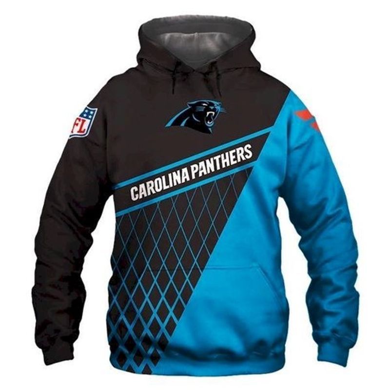 Carolina Panthers Grid Pattern 3D Hoodie N98