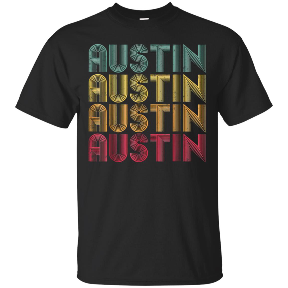 AUSTIN, TX T-Shirt Vintage Retro 70’s 80’s Style Texas Gift