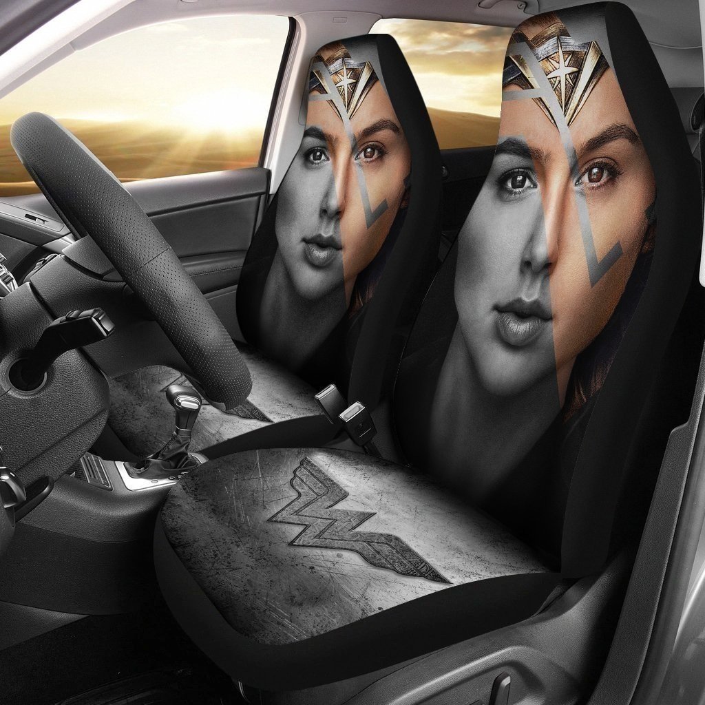 Beautiful Wonder Woman Black Design DC Comics Car Seat Covers MN04
