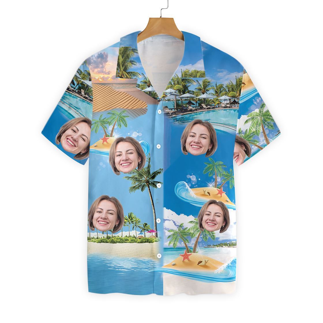 Funny Custom Face Hawaii Shirt For Hawaii Aloha Ha72842