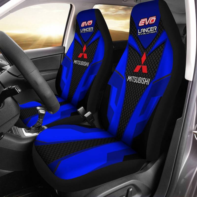 Mitsubishi Lacer Evolution LPH Car Seat Cover (Set of 2) Ver 1 (Blue)