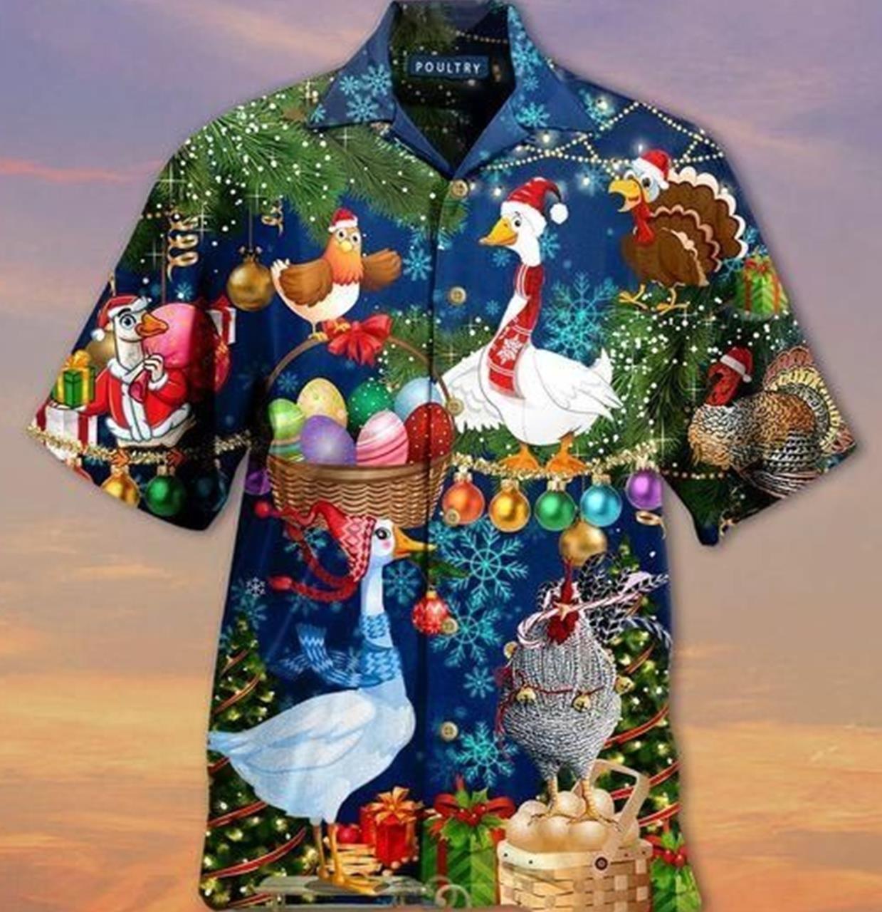 Lovely Goose And Chicken Hawaii Lover Hawaii Shirt For Men Women Ha16089