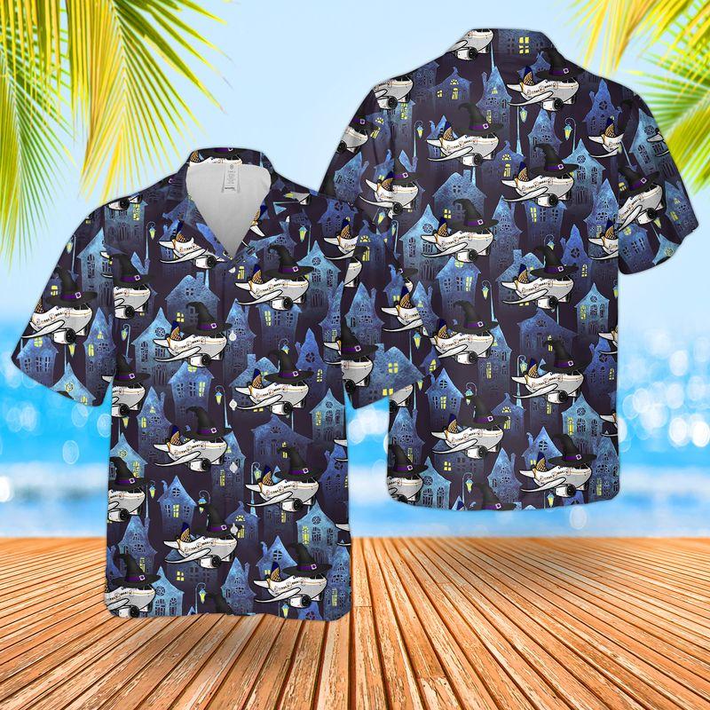 United Airlines Boeing 787 Dreamliner Halloween Hawaiian Shirt | For Men & Women | Adult | Hw9265