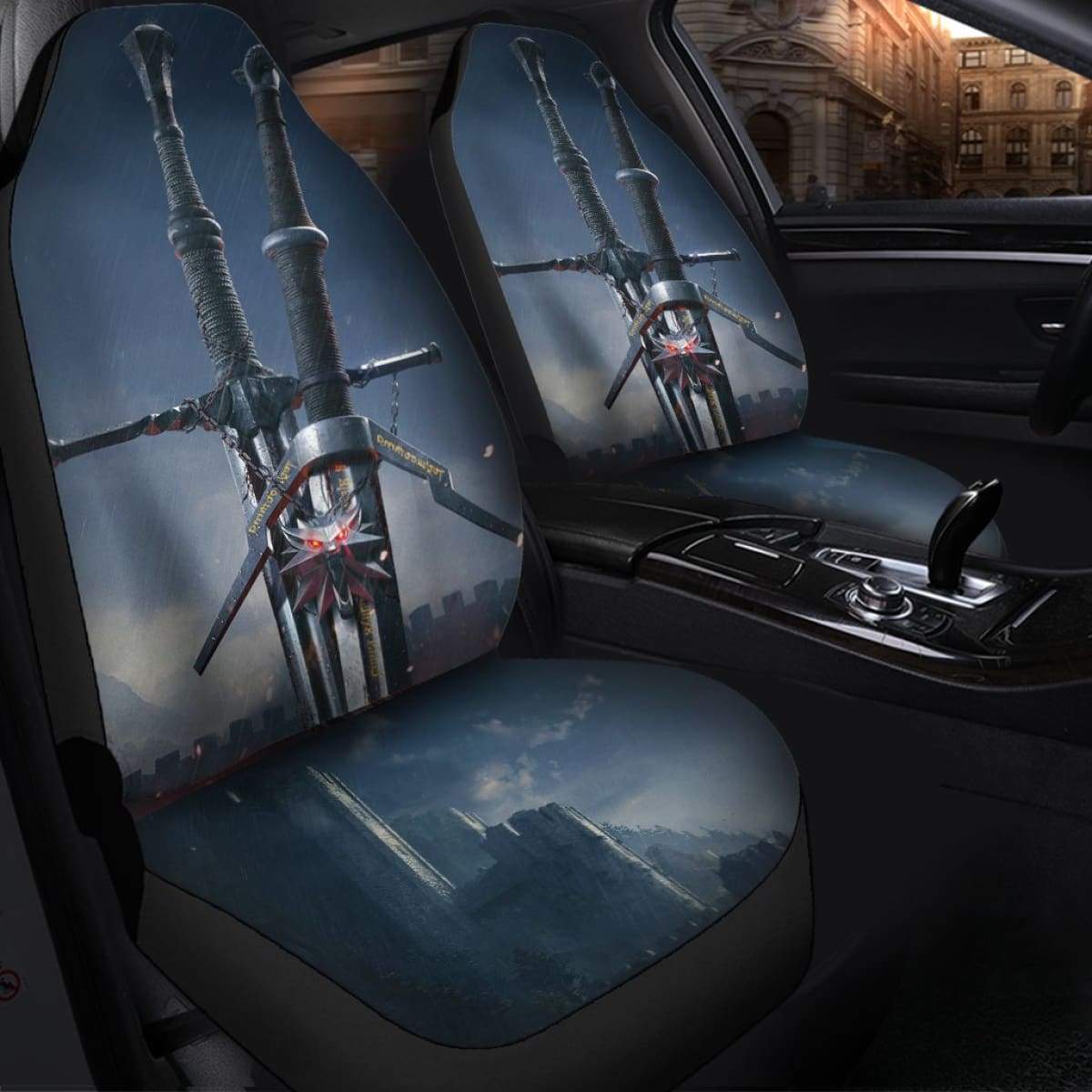 The Witcher Movie Sword Seat Covers Amazing Best Gift Ideas 2020 Universal Fit 090505