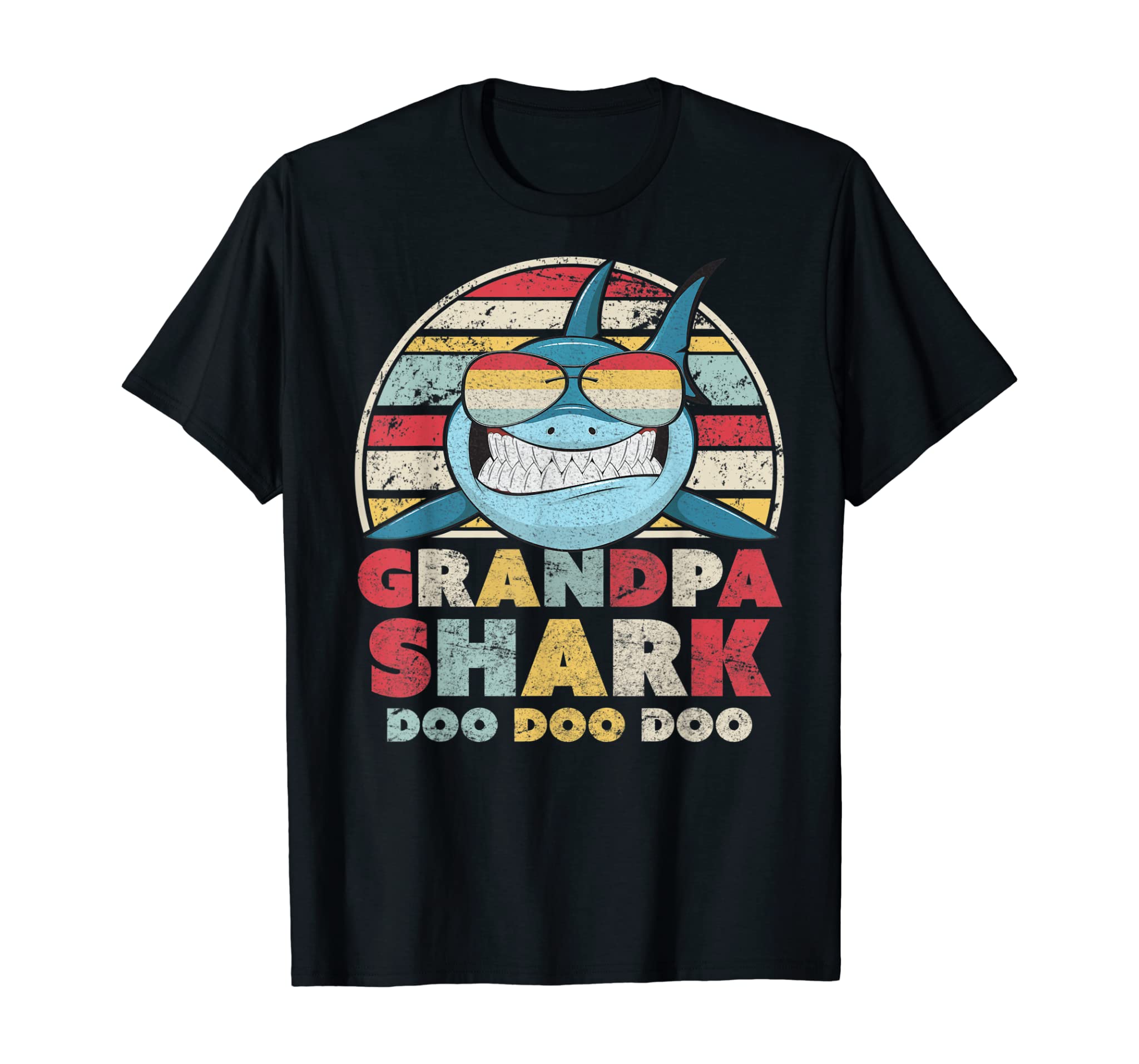 Grandpa Shark . Doo Doo Doo Tee.