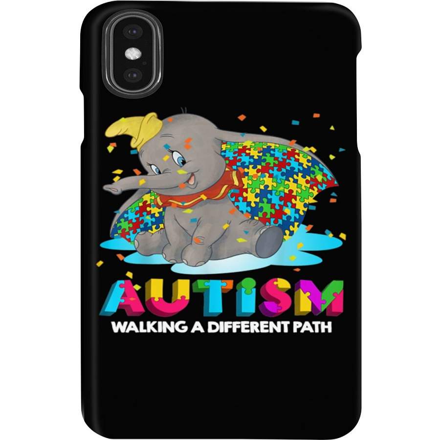 Autism Walking A Different Path For Elephant Lovers Phone case