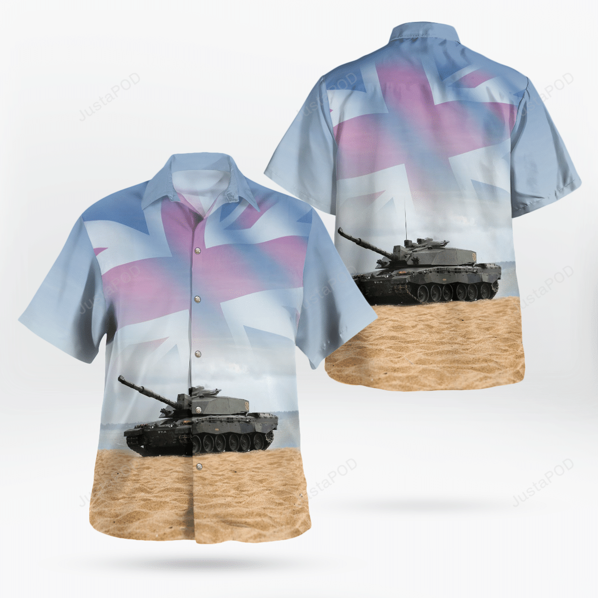 British Army Challenger 2 Armed Forces Day Hawaii Shirt Ha52567