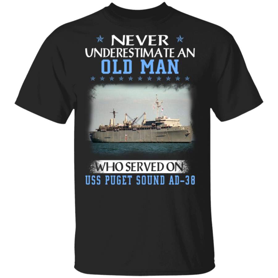 USS PUGET SOUND AD-38 Veterans Day Christmas Gift T-Shirt